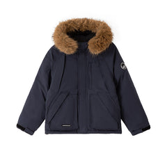 New Tooling Down Padded Coat Women's School To Overcome Short Small Big Wool Collar Loose And Thick Padded Coat